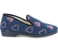 Doctor Cutillas Pantuflas Corazones 332 de la Talla 36 en Color Marino