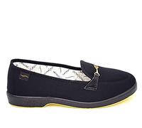 Doctor Cutillas Playera DE CASA para Mujer Copete CÓMODA Pile Negro (Negro, Numeric_39)