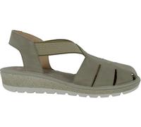 Doctor Cutillas Sandalia cangrejera para mujer 35336 Elásticos de la talla 38 en color TAUPE