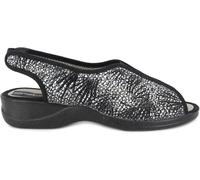 Doctor Cutillas Sandalia 21795 Playera Calle DE Mujer Elasticos Negro Plantilla Acolchada 26813 (Negro, Numeric_39)
