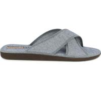 Doctor Cutillas ZAPATILLA 12257 PANTUFLA DE CASA PALA CRUZADA PARA HOMBRE LONA MARINO 27646 (Azul, numeric_45)