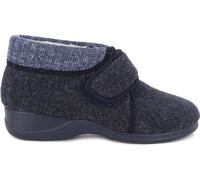 Doctor Cutillas ZAPATILLA 21661 DE CASA DE MUJER BOTA CÓMODA AUTOCIERRE MARINO FORRO Y PLANTA DE PURA LANA VIRGEN 27244 (Azul, Sistema tallas calzado EU, Adulto, Mujer, Números, mediano, 37)