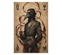 Doctor de la Plaga Oculto Puzzle 1000 Piezas de Madera, Reto de Montaje