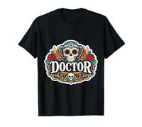 Doctor Día De Los Muertos Día De Los Muertos Mardi Gras Mexicano Camiseta