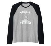 Doctor en Medicina Dental Odontología Conservadora Camiseta Manga Raglan