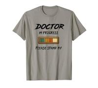 Doctor en progreso - Vintage Progress Bar Humor médico Camiseta