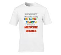 Doctor Funny Men's White Yellow Black Red Mens t Shirt Men Cool Internet Search Expert Joke Gift Idea Medicine(XX-Large)