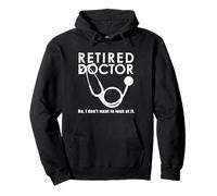 Doctor Jubilado Gracioso No Quiero mirarlo Sudadera con Capucha