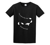 Doctor Li I M A Leaf On The Wind Watch How I Soar Graphic Top Unisex 100% Cotton Short-Sleeve T-Shirts Black XXXL