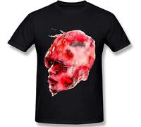 Doctor Li Lil Skies Creative Men's Basic Colorful Print Graphic Unisex 100% Cotton Short-Sleeve T-Shirts Black XXXL