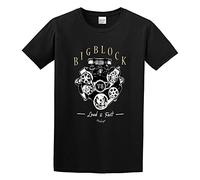 Doctor Li Rockabilly Hot Rod with V8 Muscle Car Engine Unisex 100% Cotton Short-Sleeve T-Shirts Black XL