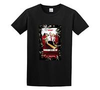 Doctor Li Shaun of The Dead Poster Graphic Cotton Graphic Top Unisex 100% Cotton Short-Sleeve T-Shirts Black L