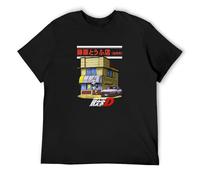 Doctor Li Takumi Fujiwara Tofu Shop Delivery Ae86 Initial D O-Neck 100% Cotton Short Sleeve Unisex T-Shirt, Negro , M