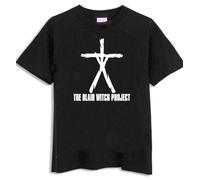 Doctor Li The Blair Witch Project Unisex 100% Cotton Short-Sleeve T-Shirts Black L