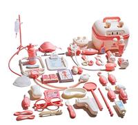Doctor Role Play Set | Doctor'S Madase Children | Juguete de doctorado Interactivo con Juego de luz y Juego de Sonido en la Maleta para Juegos de rol en casa Preescolar de Jardines de jardín