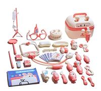 Doctor Role Play Set | Doctor'S Madase Children | Juguete de doctorado Interactivo con Juego de luz y Juego de Sonido en la Maleta para Juegos de rol en casa Preescolar de Jardines de jardín