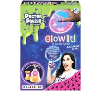 Doctor squish recarga glow it! pack 6 squishies con accesorios