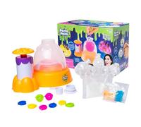 Doctor Squish Squishy Maker Station Neon | Kit para hacer tus propios juguetes esponjosos que brillan en la oscuridad | Kit completo de fabricación de esponjosos con polvo de limo y destellos | A