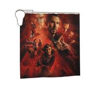 Doctor Strange Shower Curtain 72x72in - Waterproof, Mildew Resistant, Blackout Privacy Curtain with Patchwork Art Print