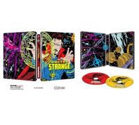 Doctor Strange Steelbook, 4K Ultra HD + Blu-ray + código digital, edición limitada exclusiva de Walmart, colección Mondo Art