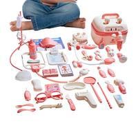 Doctor Toys For Kids - 16x19x19cm Children's Hospital Role Toys with Sound and Light, Pretend Play Doctor Set For Boys Girls, Home Preschool Kindergarten Party Nursery Bedroom