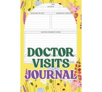 Doctor Visits Journal: Health Appointment Log Book to Record Medical Visits, Questions for Doctors, Treatment Plans, and Patient Notes | Useful for Caregivers and Personal Health Tracking