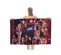 Doctor Who Beach Towel Microfiber Oversized Lightweight Beach Towel Extra Large Sand Free Towels Travel Swim Pool Yoga Gym Camping Beach Essentials Ac