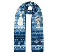 Doctor Who Bufanda de Navidad TARDIS, Ángeles y Muñecos de Nieve