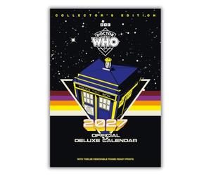 Doctor Who Classic 2027 A3 Deluxe Calendar