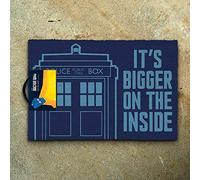 Doctor Who RD-RS461029 Pyramid-Felpudo (Tardis), Bonote, Multicolor, 60 x 40 x 1.5 cm