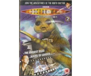 Doctor Who Dvd Files #2 - Series 1 Episodes 3 & 4 - The Unquiet Dead & Aliens Of London Part 1 of 2 - DVD ONLY