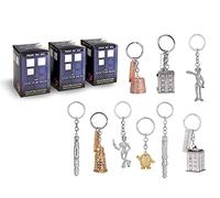 DOCTOR WHO Llavero misterioso caja ciega, paquete de 3 - Recibe 3 llaveros misteriosos - Colecciona los 9 - Serie 1