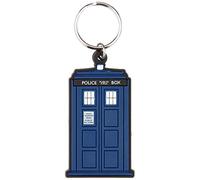 Funko Pop Keychain-RD-RS660131 Dr. Who Doctor Llavero de Goma Tardis, dibujo animado, Multicolor, Talla única (RK38106)