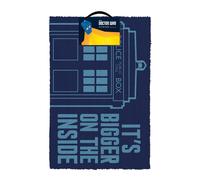 Doctor Who Tardis Es Más Grande Por Dentro Felpudo 60x40cm