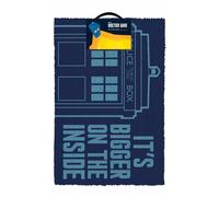 Doctor Who Tardis más Grande Encendido Dentro Tapete Oficial Felpudo 60 X 40CM