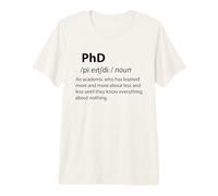Doctorado Divertido Diccionario Definición Doctorado Estudiante Graduación Camiseta Premium
