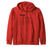 Doctorado Divertido Diccionario Definición Doctorado Estudiante Graduación Sudadera con Capucha