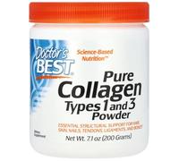 Doctor's Best - Colágeno Puro Tipo 1 y 3 | Apoya la salud de la piel y las articulaciones - 200g Polvo