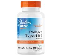 Doctor's Best Colágeno Tipos 1 y 3 y Vitamina C - 240 Cápsulas