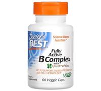 Doctor's Best - Complejo B Activo con Quatrefolic | Complejo B con folato activo para el apoyo energético - 60 cápsulas