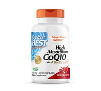 Doctors Best - CoQ10 de alta absorción 400 mg, 180 cápsulas vegetales
