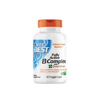 Doctors Best - Fully Active B-Complex with Quatrefolic - 30 vcaps