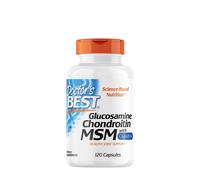 Doctors Best - Glucosamina Condroitina MSM con OptiMSM - 120 cápsulas