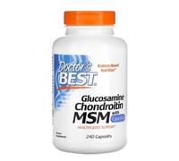 Doctor's Best Glucosamina, Condroitina y MSM con OptiMSM - 240 cápsulas