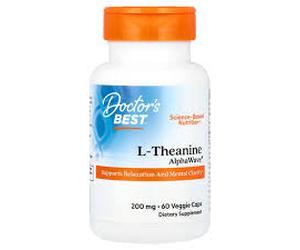 Doctors Best - L-Teanina AlphaWave - 60 cápsulas vegetales