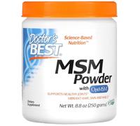 Doctor's Best - MSM con OptiMSM | Suplemento de Azufre Orgánico de en Polvo - 250g