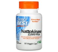 Doctor's Best Nattokinase 2, 000 FUs - 90 Cápsulas vegetales