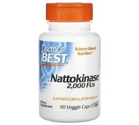 Doctor's Best - Nattokinase | Enzima de 2000 FUs - 90 cápsulas vegetales