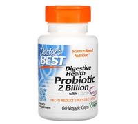 Doctor's Best Probiótico para la Salud Digestiva 2 Mil Millones con LactoSpore - 60 Cápsulas Veggie