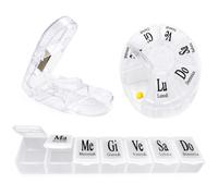 Doctpharma Kit cortador de pastillas y 2 pastilleros semanales con 7